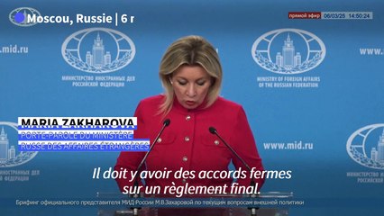 La Russie juge qu'un cessez-le-feu temporaire en Ukraine serait "inacceptable"