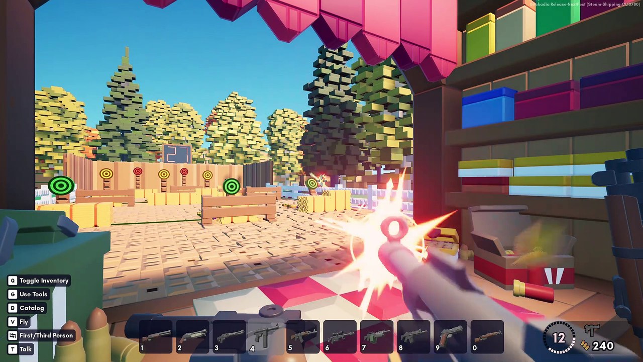 Brickadia weapon training