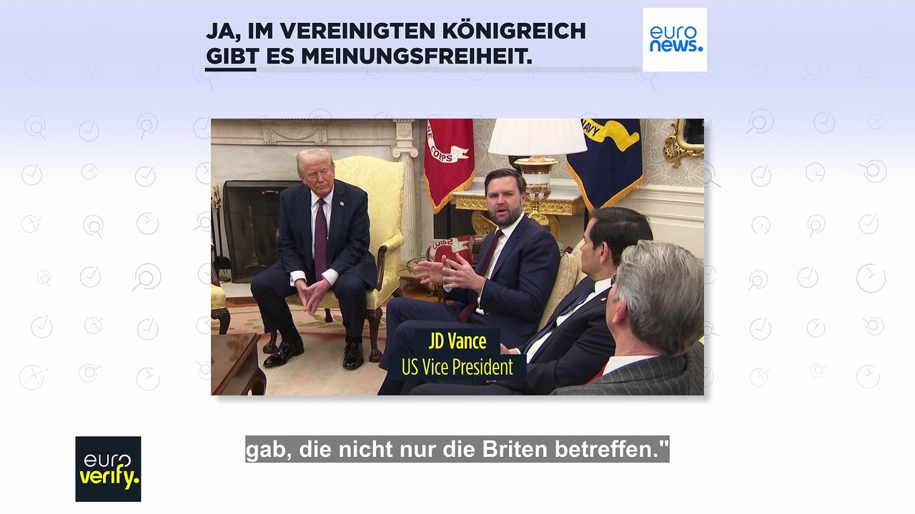 Faktencheck: Ja, im Vereinigten Königreich gibt es Redefreiheit