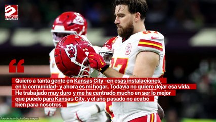Travis Kelce siente que 'defraudó' a sus compañeros la temporada pasada
