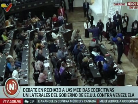 Pdte. AN Rodríguez sobre revocatoria de licencia de Chevron: Se prohíbe a Venezuela pagar deudas