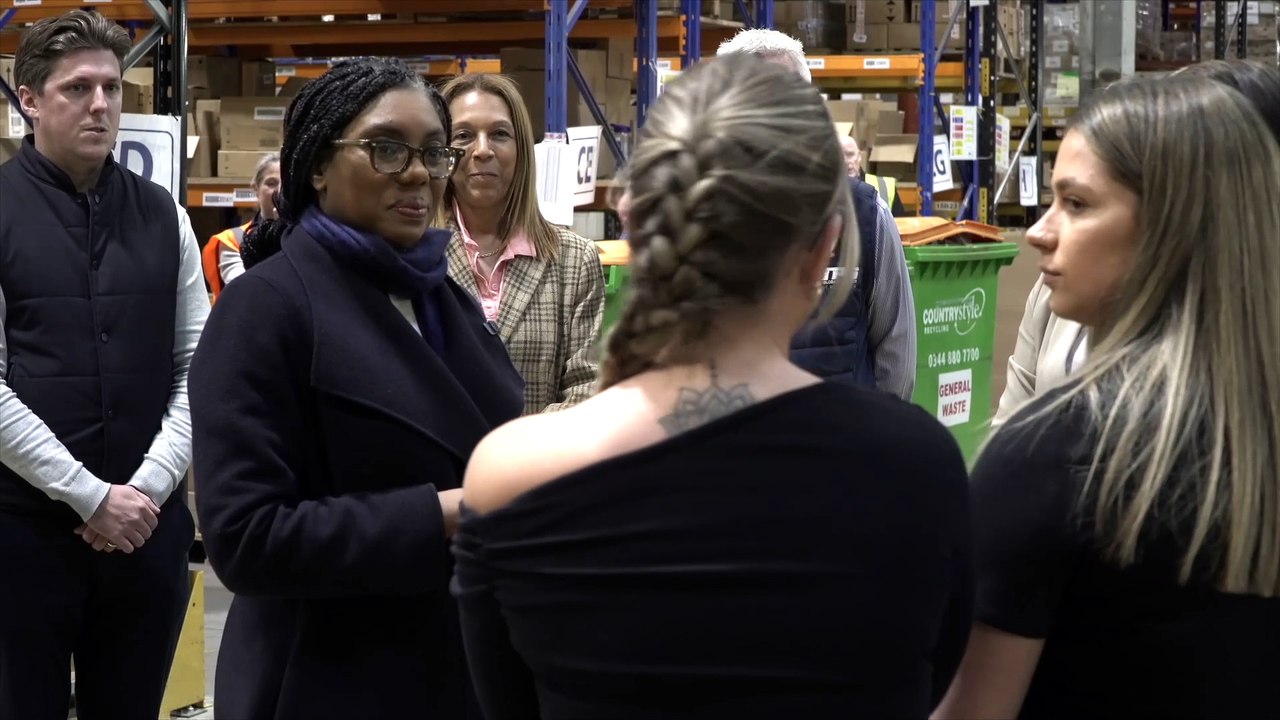 Conservative leader Kemi Badenoch visits Aylesford