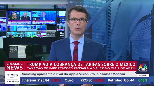 Secretário de Comércio dos EUA já havia antecipado adiamento de tarifas ao México | CNBC BREAKING