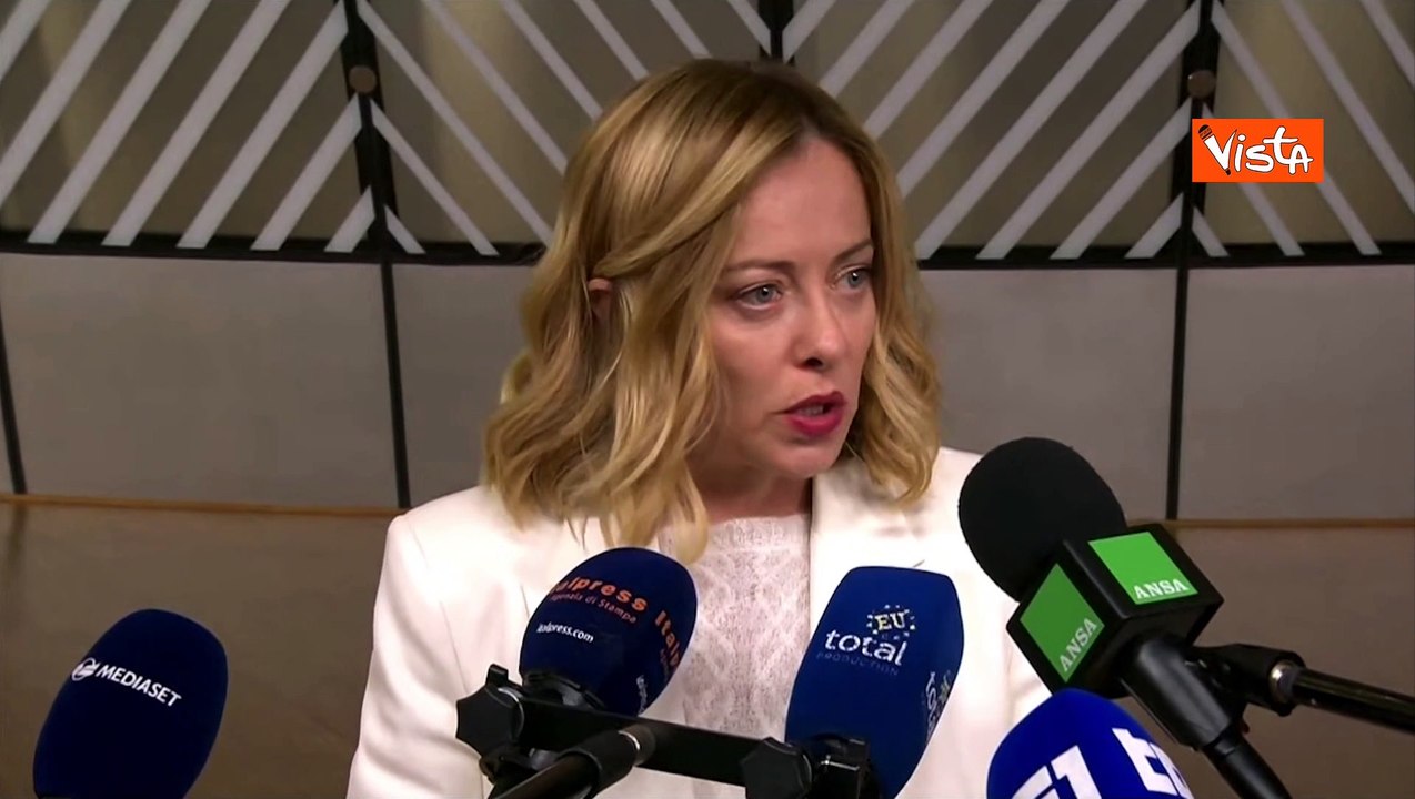 Meloni: "Non useremo i fondi coesione per le armi. S? al piano Ue, ma cambi nome"