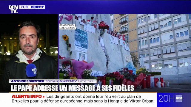 Toujours hospitalisé, le pape François remercie sincèrement tous les fidèles pour leurs prières dans un message audio