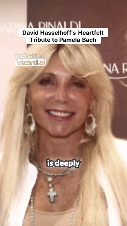 David Hasselhoff's Heartfelt Tribute to Pamela Bach ||