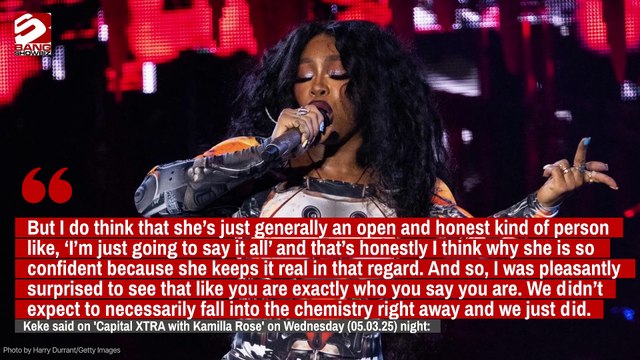 Keke Palmer was pleasantly surprised by how much fun she had with SZA