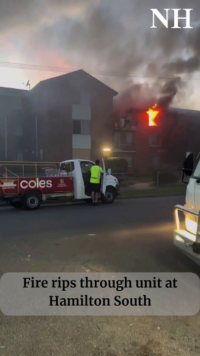 Fire rips through unit at Hamilton South