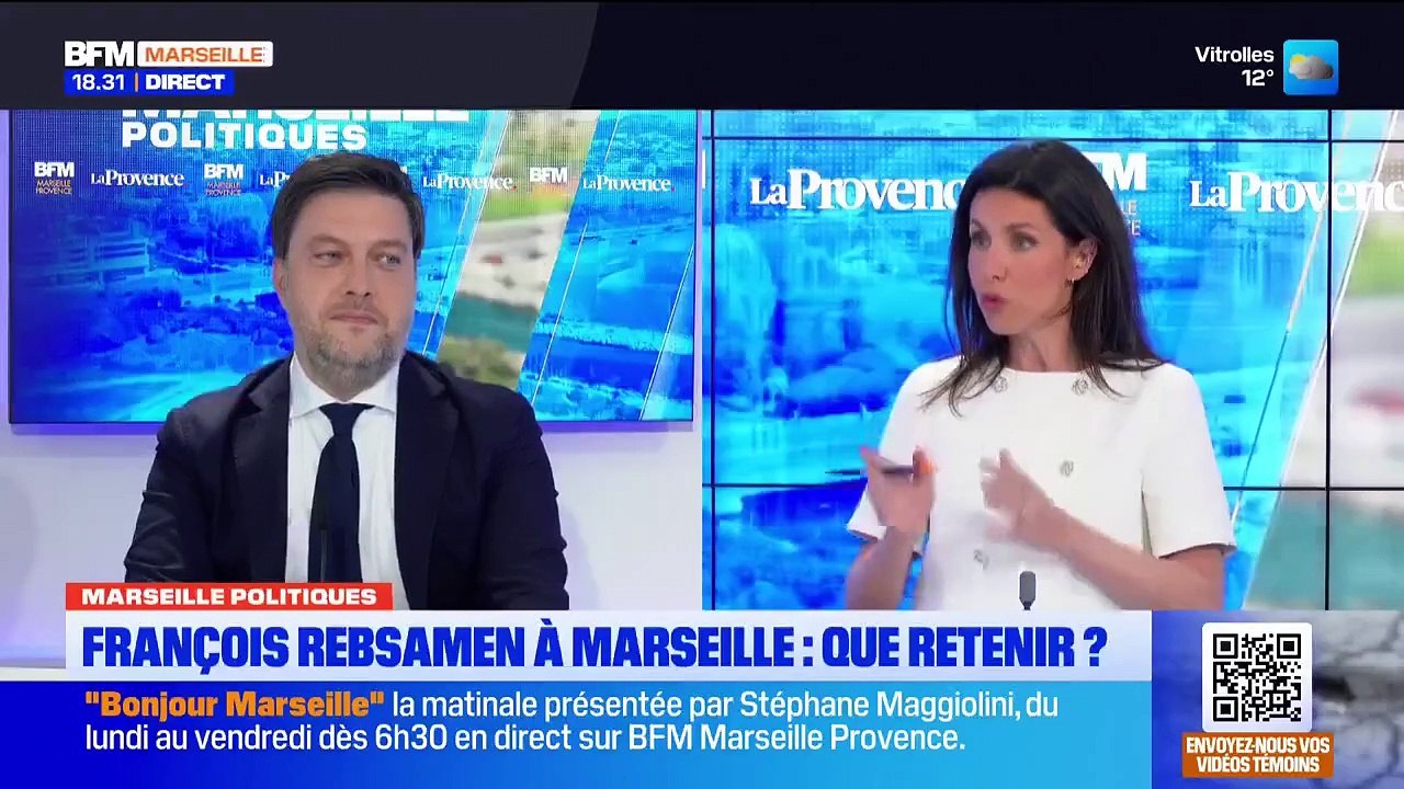 Stade nautique rebaptisé, opérations tranquillité... les annonces de Benoît Payan dans "Marseille Politiques"