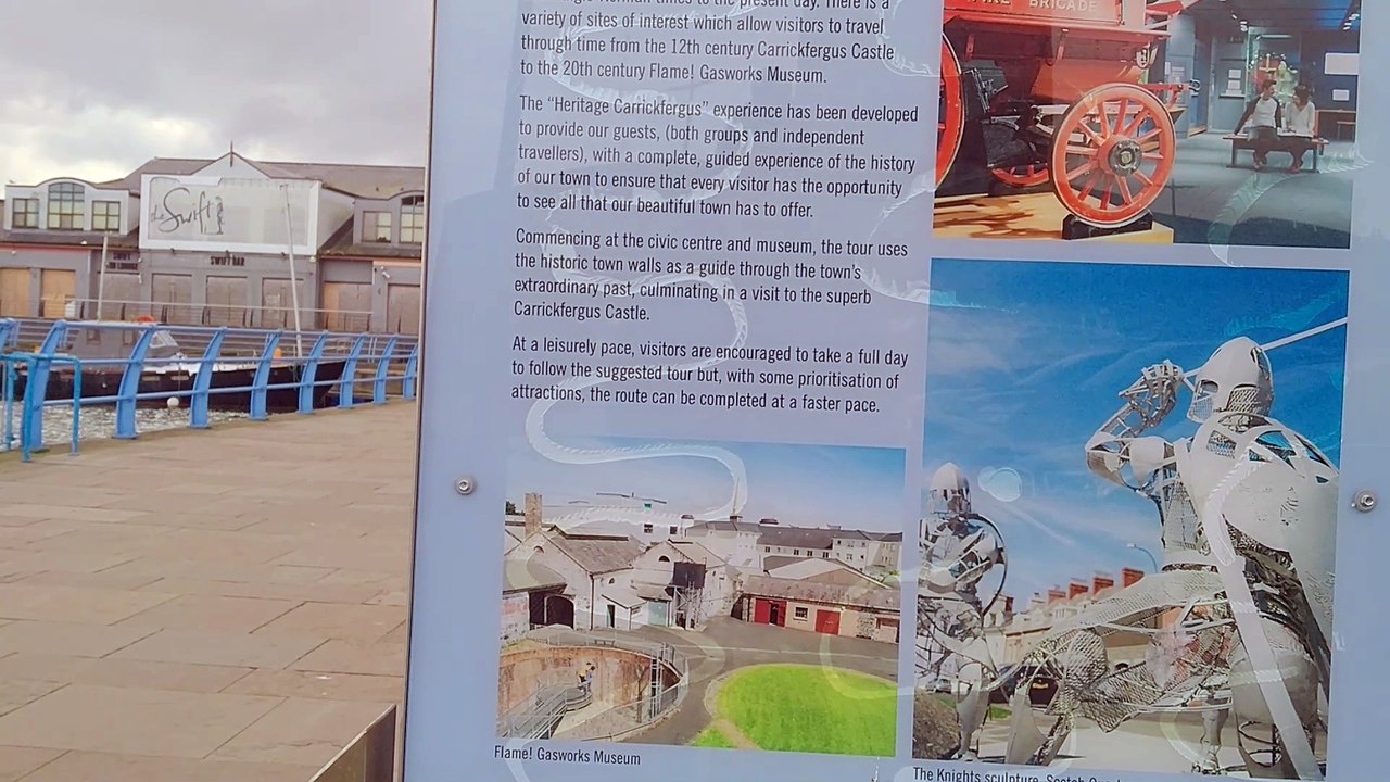 VID20250306152057 Part 1 of visiting Carrickfergus Castle with links in the video.