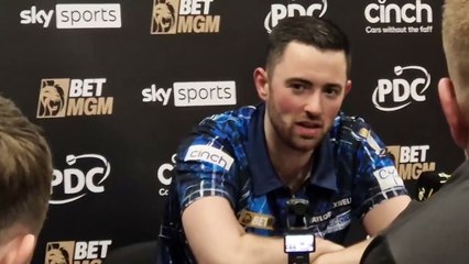 Watch as Luke Humphries heaps praise on Rob Cross after former Sussex resident prevails in dramatic Premier League match