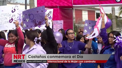 Castaños conmemora el Día Internacional de la Mujer con caminata