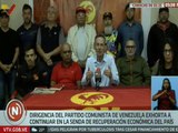 Partido PCV exhorta al pueblo a continuar con la recuperación económica del país