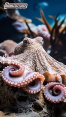 Octopus has three hearts and it's blood is blue