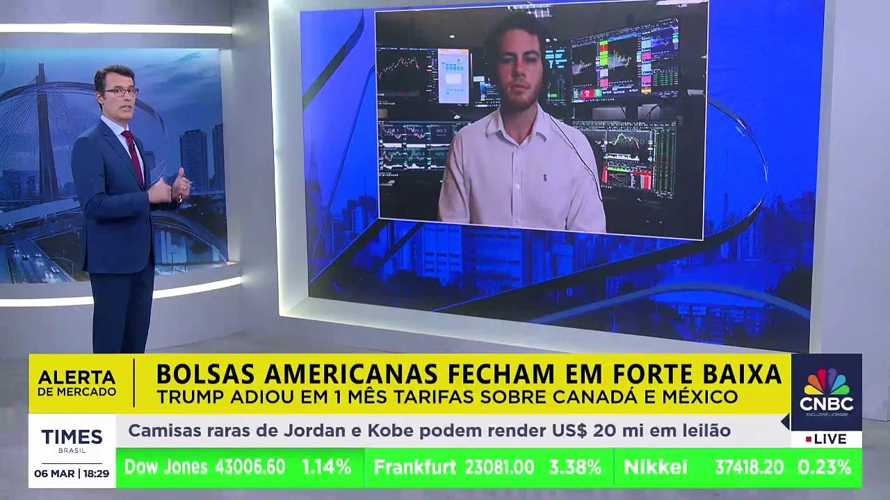 Ibovespa B3 tem leve alta, e dólar permanece estável; Artur Horta comenta dia do mercado financeiro