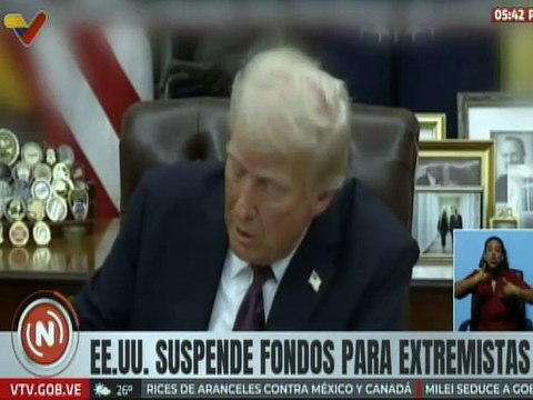 Especial | Gobierno de Estados Unidos suspende programas que entregan fondos a grupos extremistas