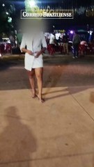 Polícia apura caso de mulher que dançou pelada em frente a delegacia no Cruzeiro