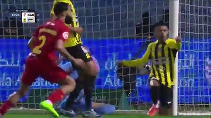 Aubameyang and Kante trade injury-time goals in Ittihad draw at Qadsiah