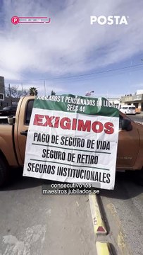 Manifestación Maestros Jubilados en Durango
