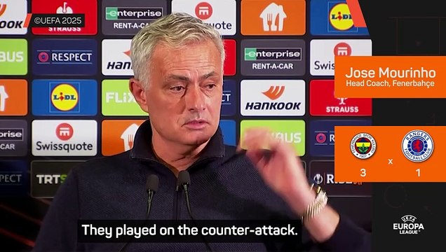 'Calm down, it's not over' - Mourinho warns Rangers