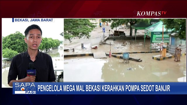 Pantauan Terkini Mal Mega Bekasi Masih Direndam Banjir, Begini Upaya Pengelola | BENCANA BANJIR