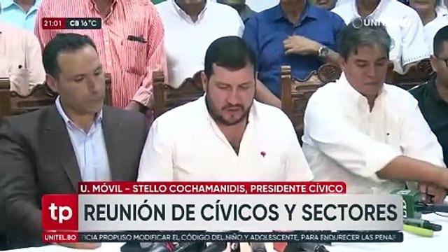 Cívicos acuerdan ir a la Asamblea de la Cruceñidad ante la falta de combustible