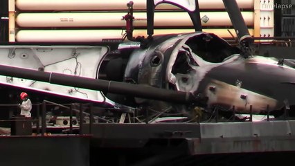 SpaceX investigates fiery loss of Falcon 9 booster after landing