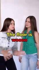 Be careful with the floor 🤔