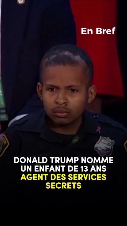 Donald Trump nomme un enfant de 13 ans agent des services secrets