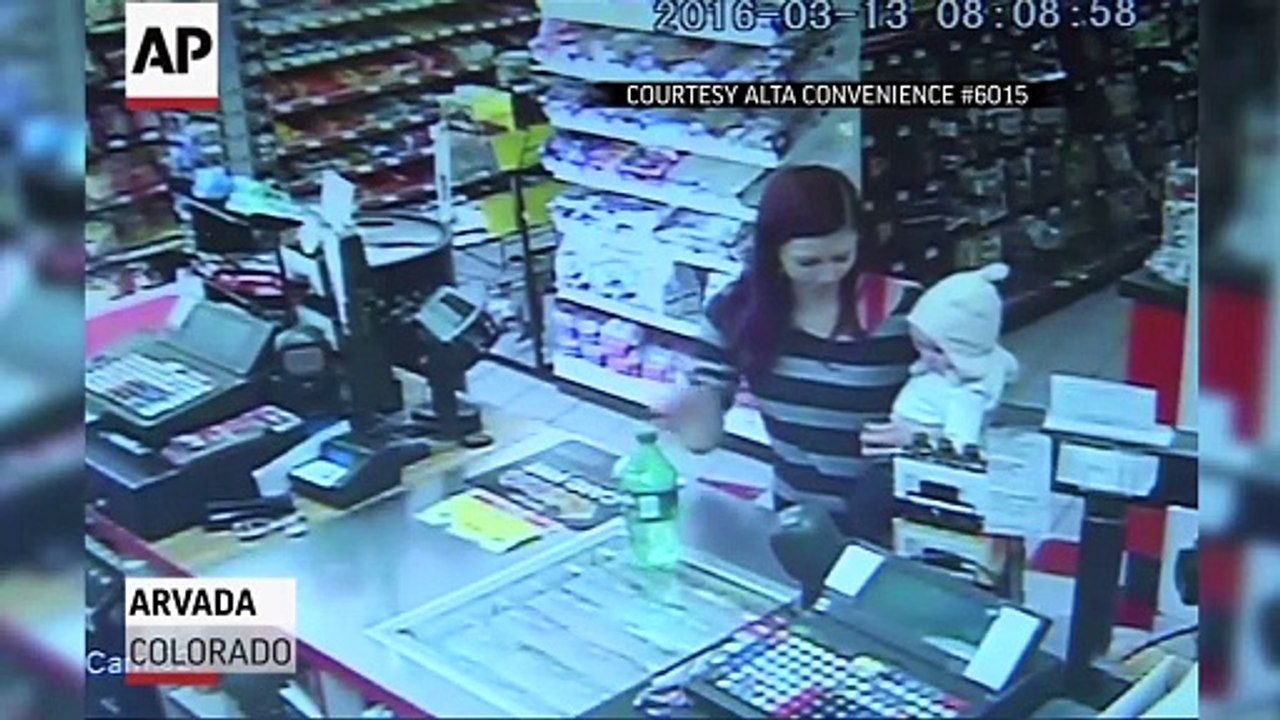Clerk Grabs Baby from Woman Before She Collapses