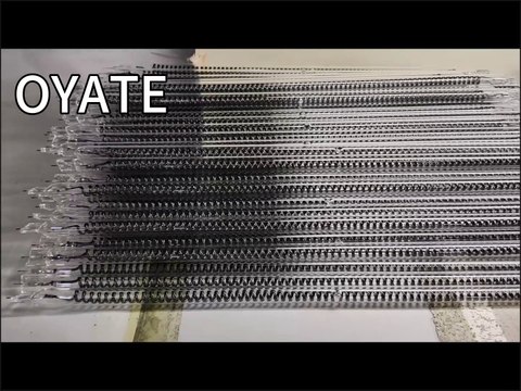 Custom 800W 1000W 220V Infrared Quartz Heating Tube Lamp Carbon Fiber Quartz Heaters