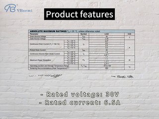 2328GN-HF-VB is a SOT23 package N-Channel field effect MOS tube