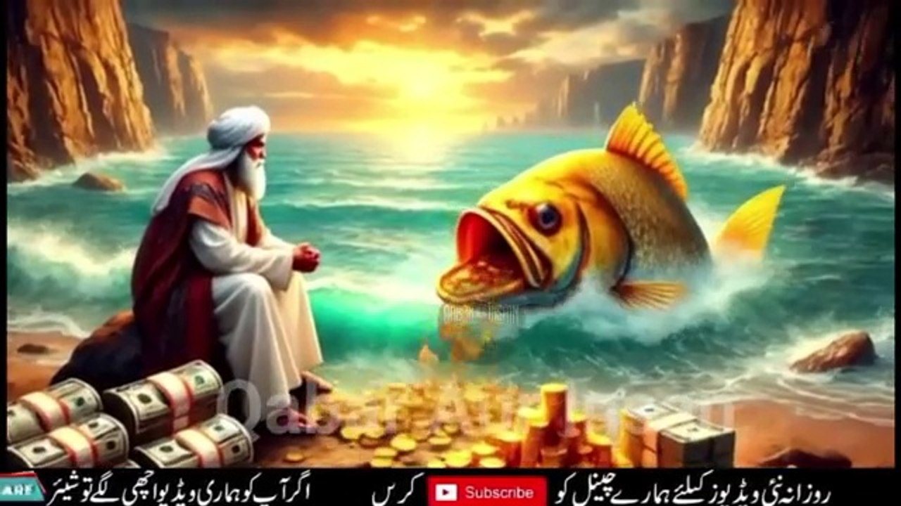 Sona ugalne wali machli aur aik Allah waly ki kahani. Heart touching story. Islamic and informative channel
