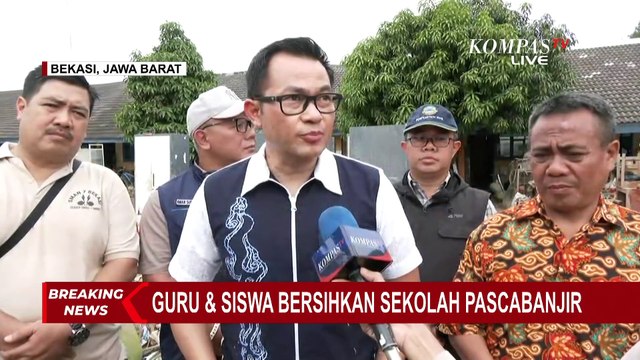 Situasi Terkini SMAN 21 Bekasi Lumpuh Diterjang Banjir, Ujian Kelas 12 Bagaimana? | BENCANA BANJIR