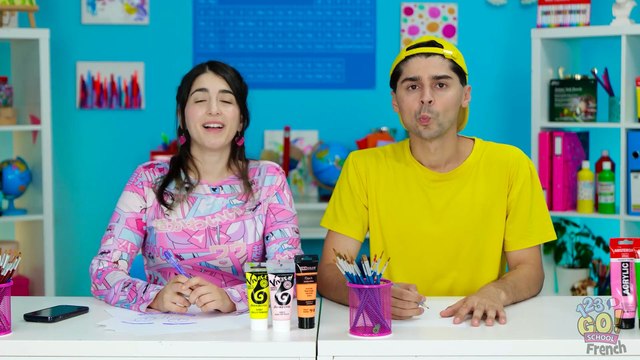ASTUCES D'ART RICHE vs PAUVRE || Fournitures scolaires créatives ! Moments drôles par 123 GO! SCHOOL