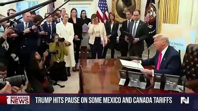 Donald Trump a finalement annoncé cette nuit une suspension des droits de douane de 25% sur une grande partie des produits mexicains taxés depuis mardi