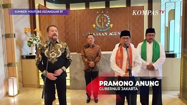 Isi Obrolan Pramono-Rano Ketemu Jaksa Agung ST Burhanuddin