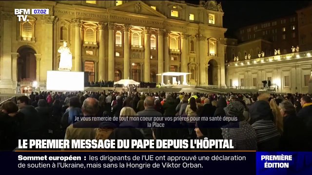 Je suis très inquiet pour lui : Les fidèles réagissent au premier message du pape depuis son hospitalisation