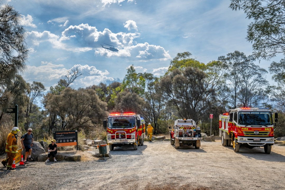 Gorge bushfire
