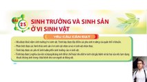 Sinh 10 Trắc nghiệm 4 lựa chọn Bài 25 Quá trình sinh trưởng và sinh sản ở vi sinh vật