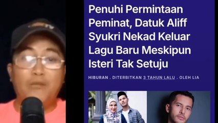 #01 Meski Beras Langka, Bani Sarapan Bahagia: Dato' Aliff Syukri Keluarkan Lagu Raya