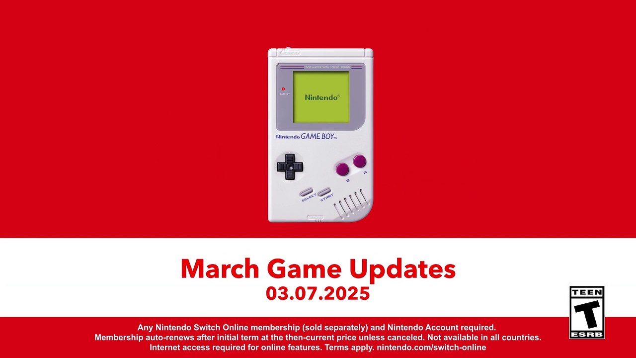 Nintendo Switch Online bringt im März 2025 zwei Mario-Klassiker für den Game Boy