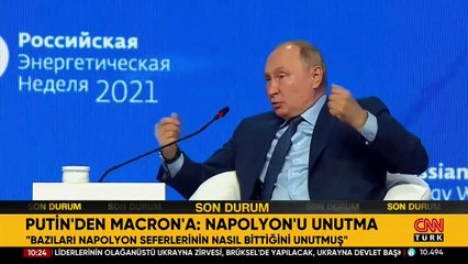 O SEFERDE NE OLMUŞTU? Putin'den Macron'a "Napolyon"lu mesaj!