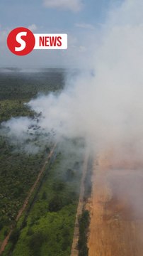 Govt mulls cloud seeding to tackle Kuantan peatland blaze
