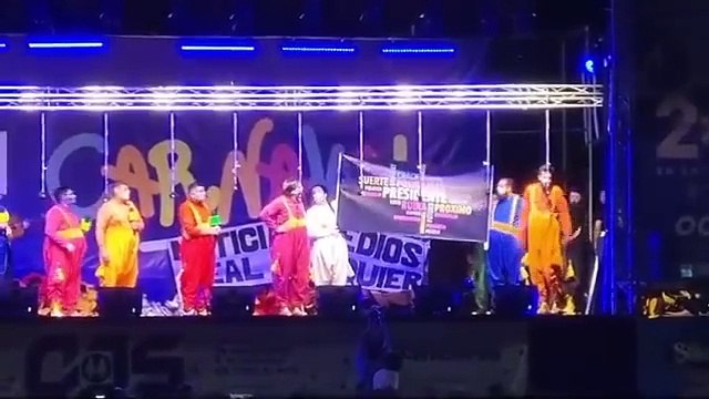 Tablado del Velódromo de Montevideo - Extracto de las actuaciones de algunas murgas (24/01/2025)