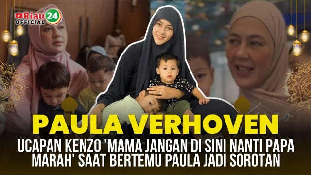 Ucapan Kenzo 'Mama Jangan di Sini Nanti Papa Marah' Saat Bertemu Paula Jadi Sorotan