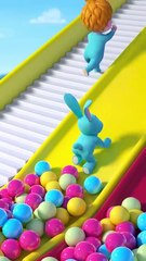 Rabbit Went Over The Mountain _ Nursery Rhymes _ Kids Songs _childrensongs _toddlersongs