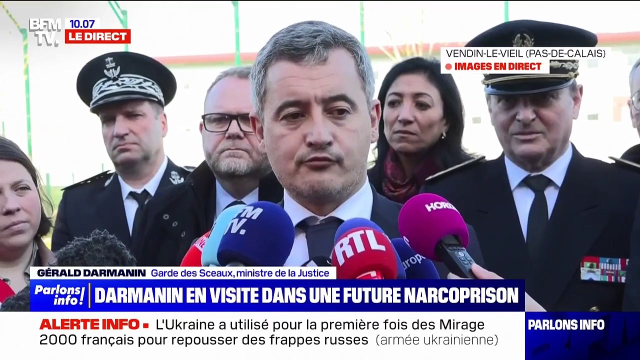 Prison de haute sécurité à Vendin-le-Vieil: "Un changement radical dans la façon de fonctionner de l'administration pénitentiaire", indique Gérald Darmanin