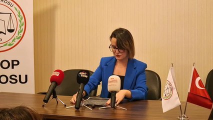 Sinop Barosu Kadınlar Günü basın açıklaması