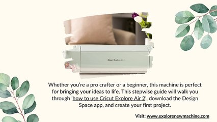 How to Use Cricut Explore Air 2: Create DIY Projects at Home